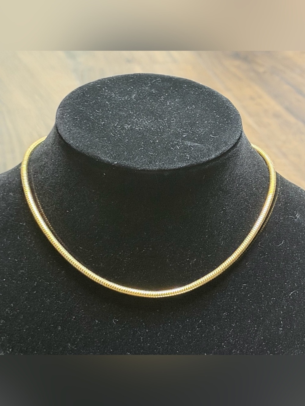 Vintage Gold Snake Chain Necklace - Women's Jewelry